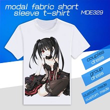 Date A Live modal fabric short sleeve t-shirt