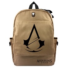 Assassin's Creed canvas backpack bag