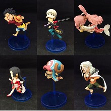 One Piece figures set(6pcs a set)