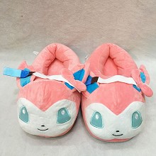 Pokemon Sylveon plush shoes slippers a pair
