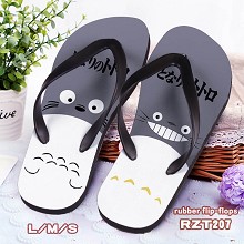 Totoro rubber flip-flops shoes slippers a pair