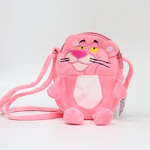 Pink Panther plush satchel shoulder bag