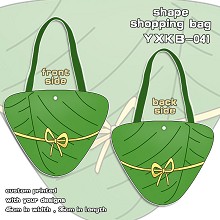 The rice dumplings shape shopping bag shoulder bag