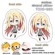 Angels of Death anime custom shaped pillow