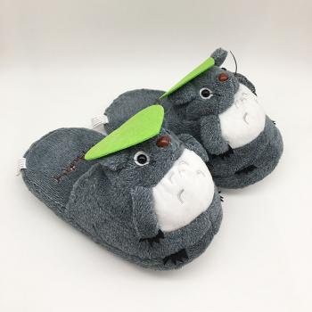 TOTORO anime plush slippers shoes set