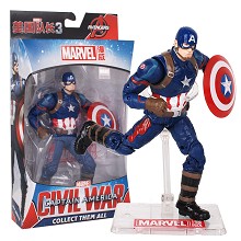 7inches The Avengers Civil War Captain America fig...