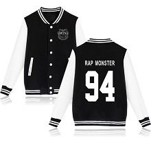 BTS RAP MONSTER 94 cotton thick hoodie coat jacket cloth