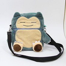 Pokemon Snorlax anime plush satchel shoulder bag