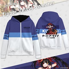 Date A Live anime thick hoodies cloth