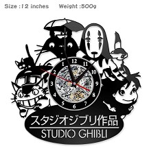 Totoro anime wall clock