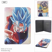  Dragon Ball anime Passport Cover Card Case Credit Card Holder Wallet 