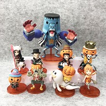 WCF One Piece figures set(9pcs a set)