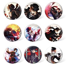 Stray Dogs anime brooches pins set(9pcs a set)