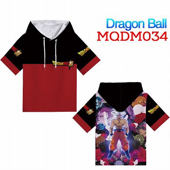 Dragon Ball anime anime short sleeve hoodie t-shirt cloth