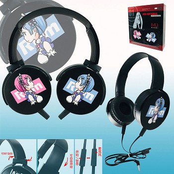 Re:Life in a different world from zero anime headphone