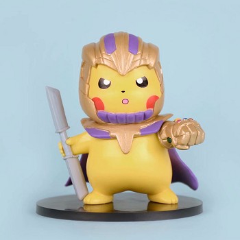 Pokemon Pikachu cos Thanos anime figure