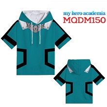 My Hero Academia anime short sleeve hoodie t-shirt cloth