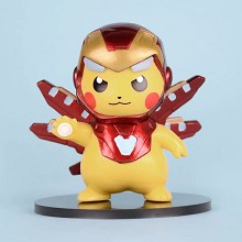 Pokemon Pikachu cos Iron Man figure