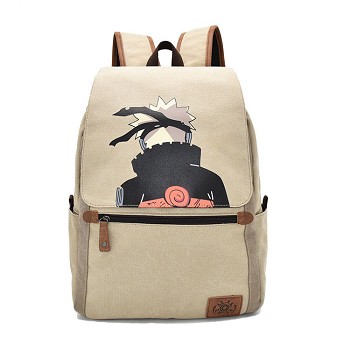 Naruto anime canvas backpack bag