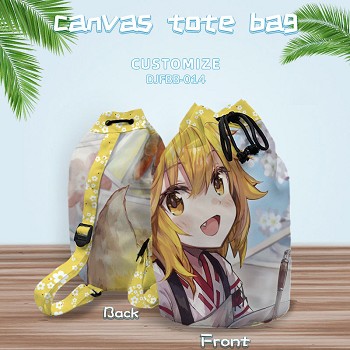  The Helpful Fox Senko-san anime drawstring backpack bag 