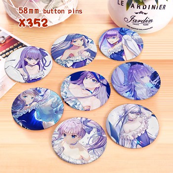 Fate grand order anime brooches pins set(8pcs a set)
