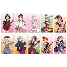 BanG Dream anime stickers set(5set)