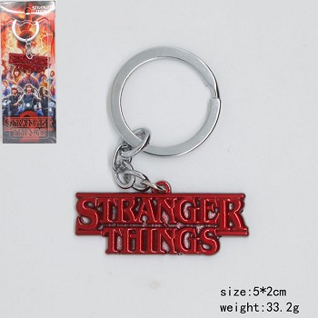 Stranger Things anime key chain