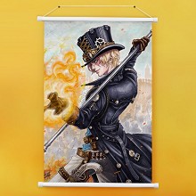 One Piece Sabo anime wall scroll