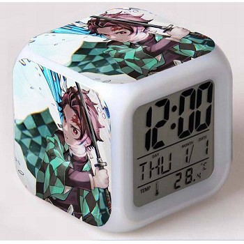 Demon Slayer anime discolor clock（no battery）