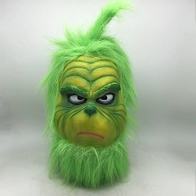The Grinch cosplay latex mask