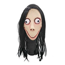 Funny Scary Momo cosplay latex mask