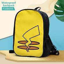 Pokemon pikachu anime waterproof backpack bag