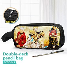 Fate Grand Order anime double deck pencil bag pen ...