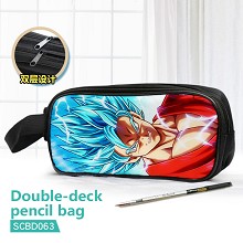  Dragon Ball anime double deck pencil bag pen bag 