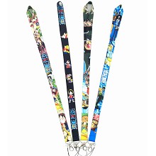 One Piece neck strap Lanyards for keys ID card gym...