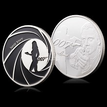 Agent 007 Commemorative Coin Collect Badge Lucky Coin Decision Coin