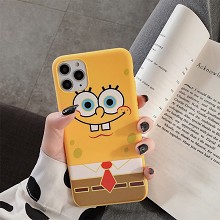 Spongebob anime iphone 11/7/8/X/XS/XR PLUSH MAX case shell