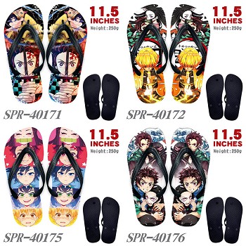 Demon Slayer anime flip flops shoes slippers a pair