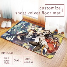 Bungo Stray Dogs anime customize short velvet floor mat 