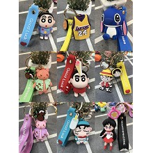 The anime figure doll key chains