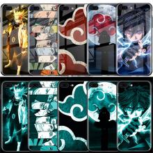 Naruto luminous anime iphone case tempered glass cover skin