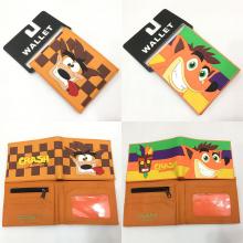 Crash Bandicoot anime silicone wallet