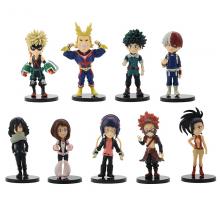 My Hero Academia anime figures set(9pcs a set)(OPP bag)