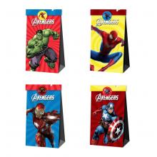Spider man Iron man food packing wrapping paper bag package(12pcs a bag)
