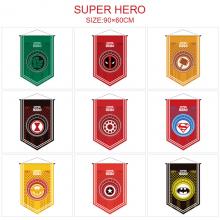 Super Hero Iron Spider Super Man flags 90*60CM