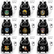 Harry Potter USB charging laptop backpack school bag