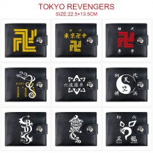 Tokyo Revengers anime card holder magnetic buckle wallet purse