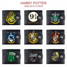 Harry Potter card holder magnetic buckle wallet purse