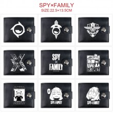 SPY FAMILY anime card holder magnetic buckle wallet purse