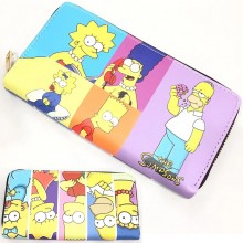 The Simpsons anime zipper long wallet purse